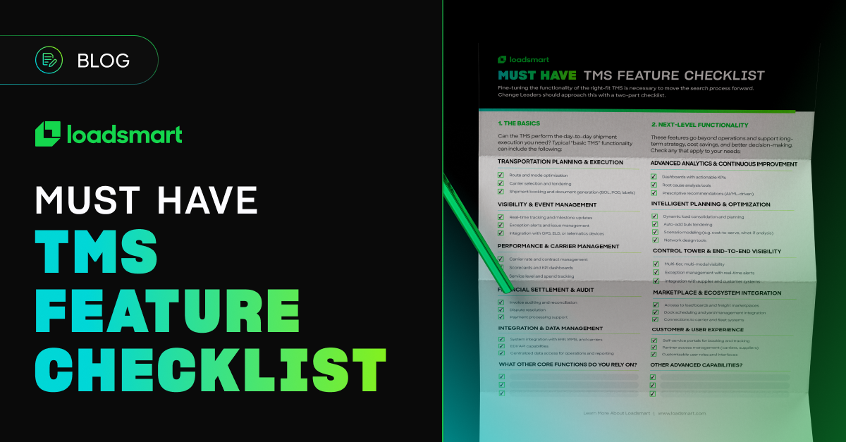 Tms Checklist.pdf Loadsmart Resource Center